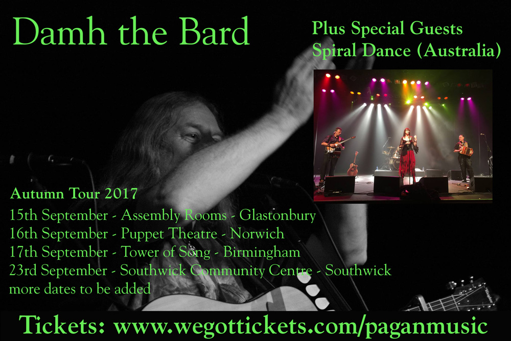 Damh the Bard and Spiral Dance on Tour